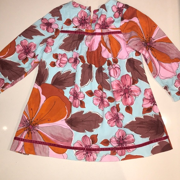 Baby nay 4T corduroy floral dress - Picture 4 of 4